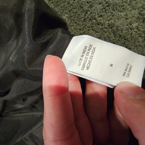 Black Leather Lucky Brand Jacket - Picture 9 of 11